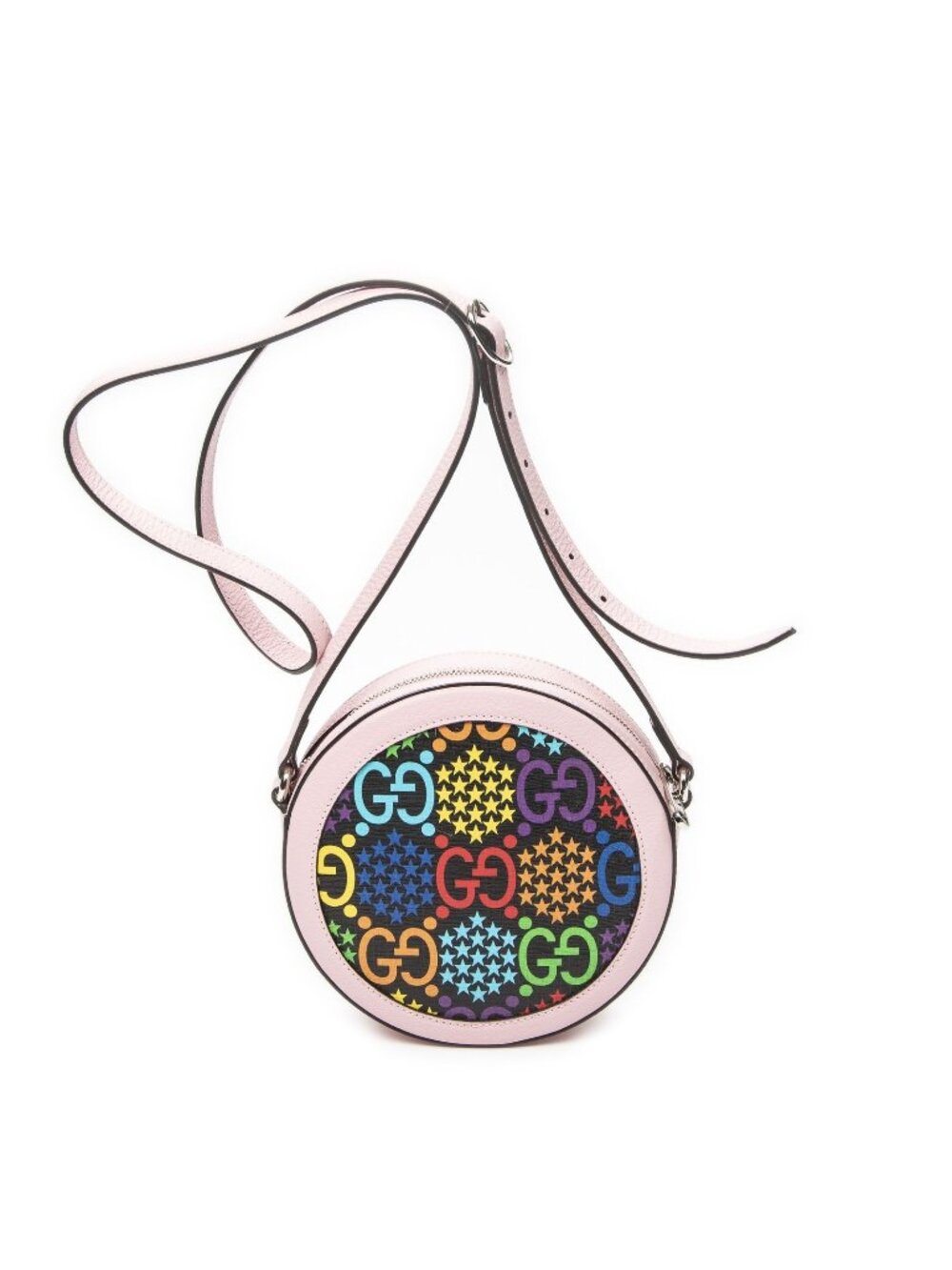 Gucci Mini GG Round Crossbody Pink - Picture 1 of 11